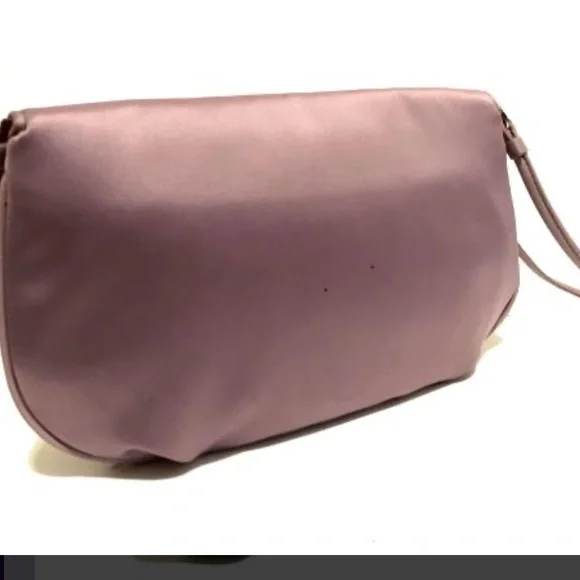 COACH MADISON AMANDA SATIN LAVENDER LARGE PURSE BAG CLUTCH
WRISTLET - Picture 4 of 16